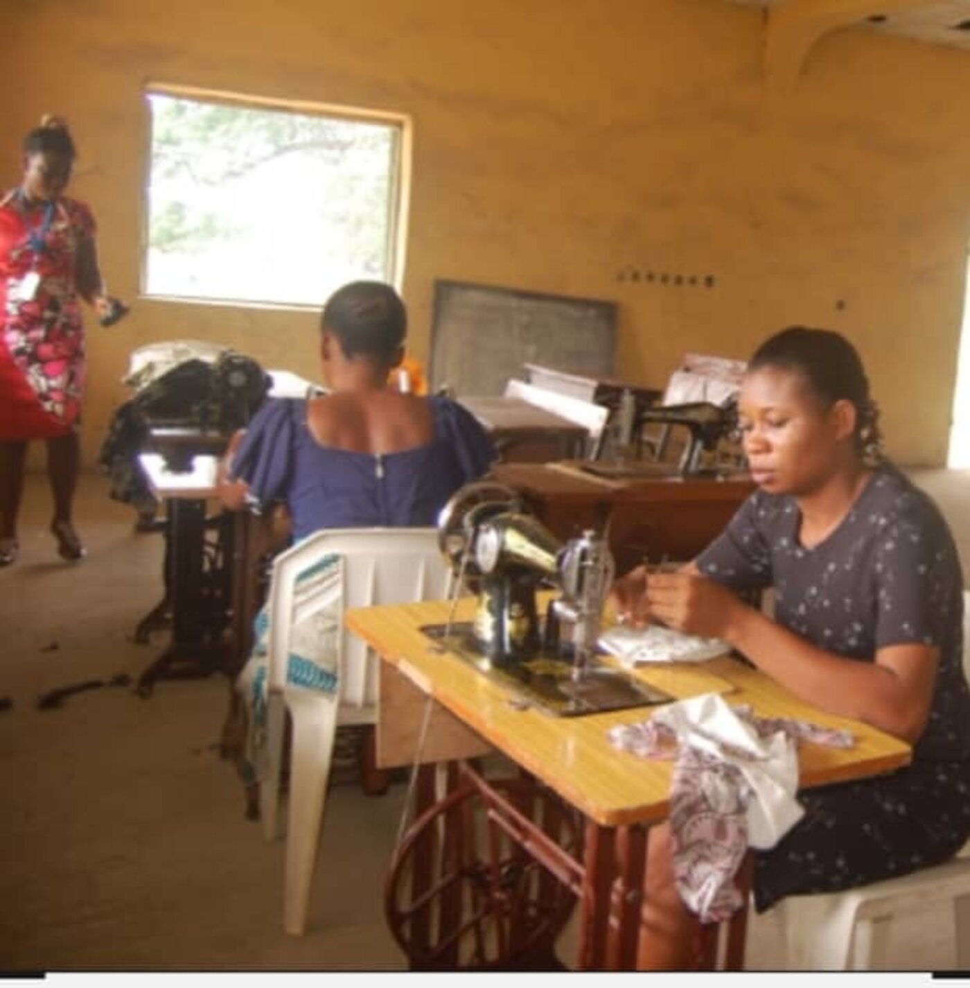 Vocational skills training session run by SDI